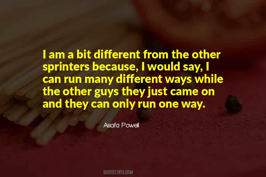 Quotes About Sprinters #1470148