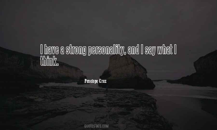 Quotes About Strong Personality #1778534