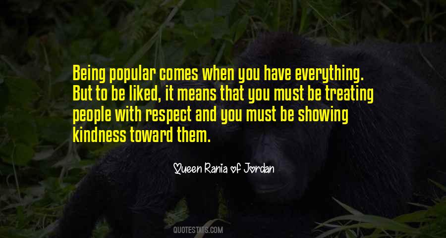 Quotes About Respect And Kindness #544862