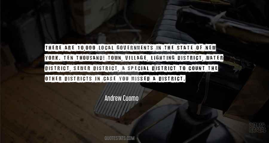 Quotes About Districts #174363