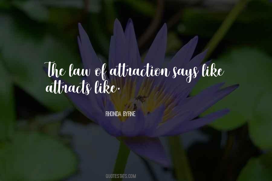 Quotes About The Law Of Attraction #73328