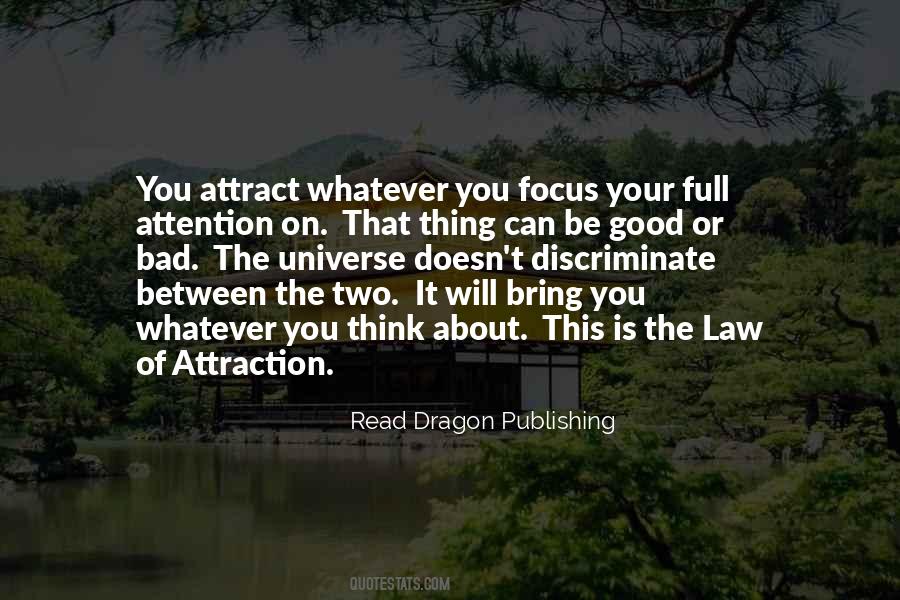 Quotes About The Law Of Attraction #880972