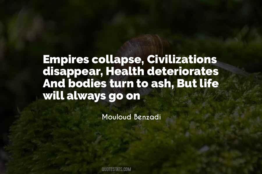 Civilizations Collapse Quotes #1076235
