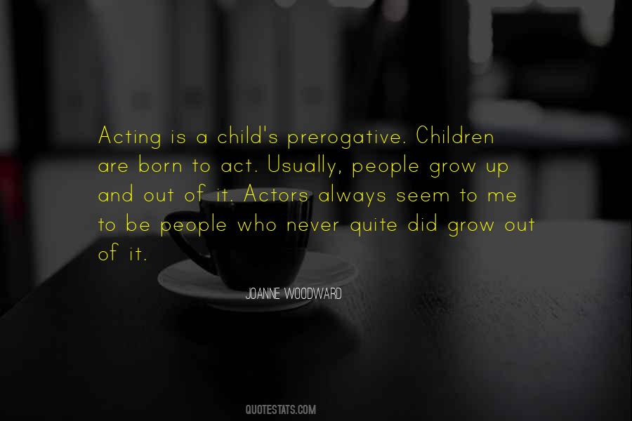 Quotes About Child Actors #118614