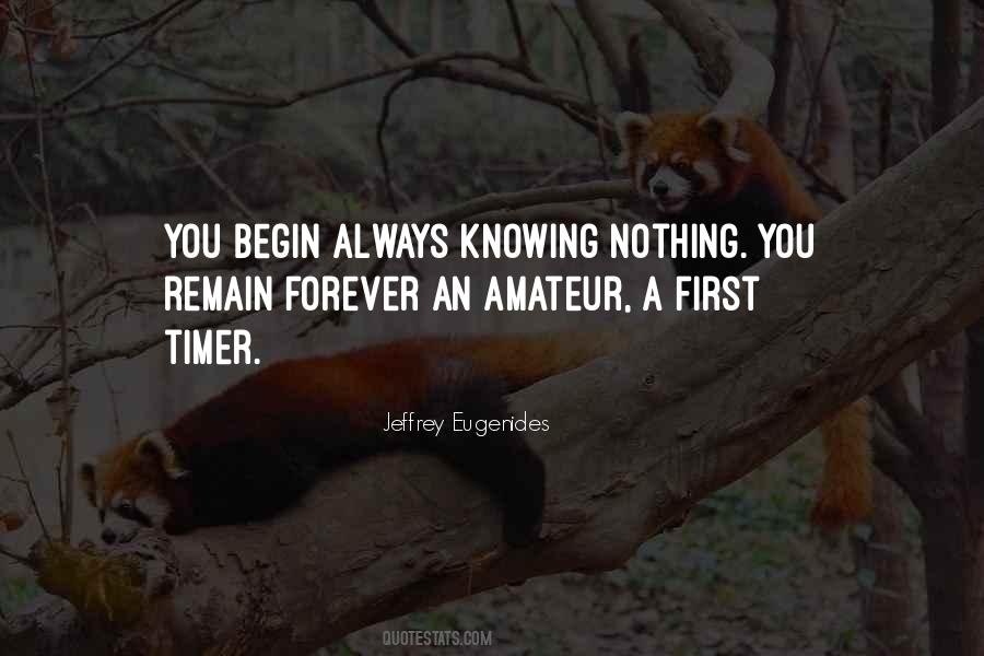 Quotes About Always Knowing #79928