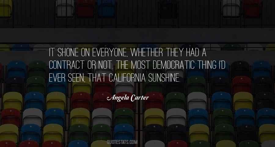 Quotes About California Sunshine #978385