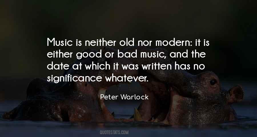 Quotes About Modern Music #1639098