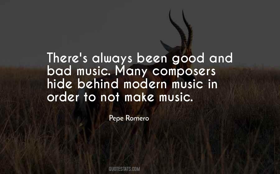 Quotes About Modern Music #272480