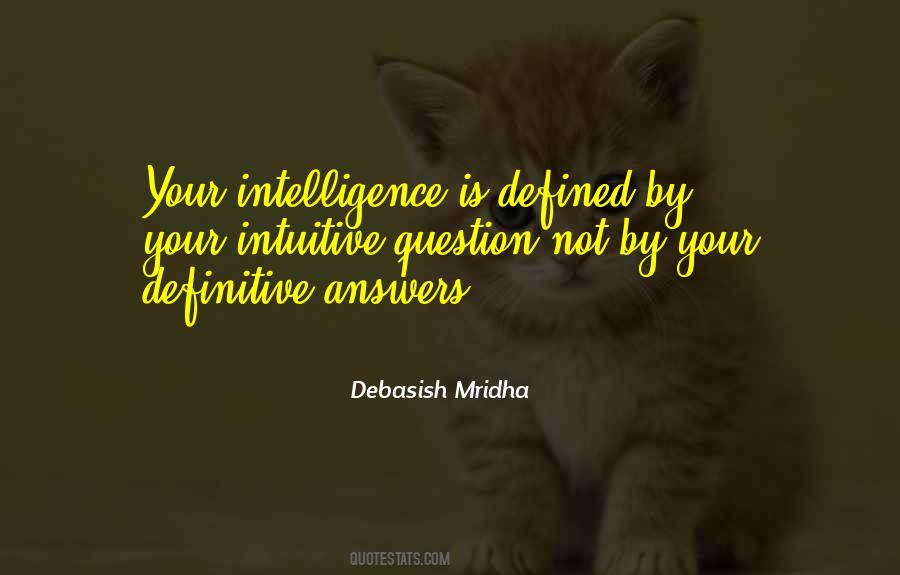 Definitive Answers Quotes #1281195