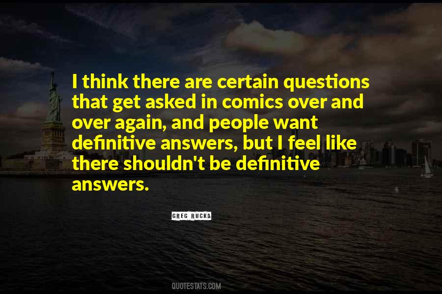 Definitive Answers Quotes #1441347