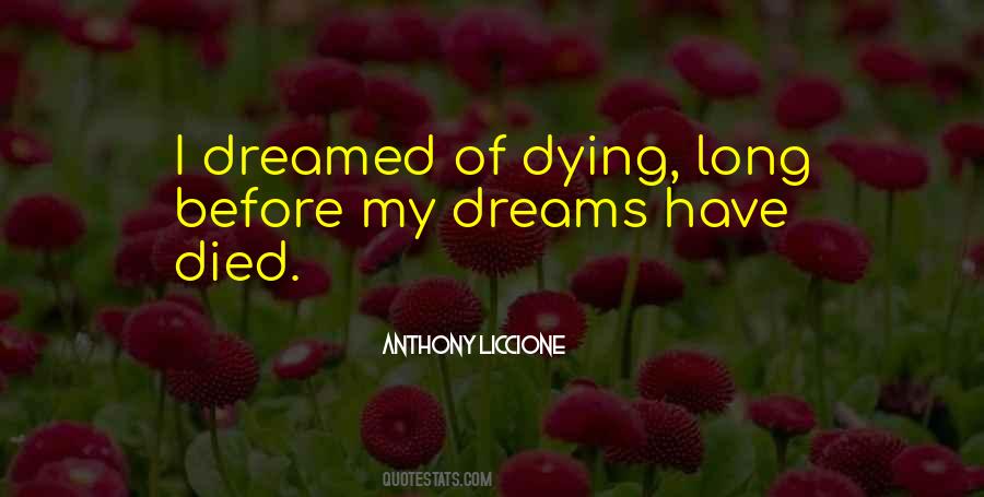 Quotes About Lost Dreams #266521