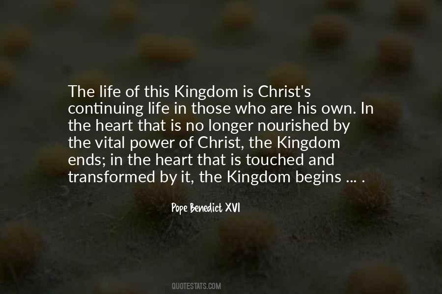Kingdom Of Christ Quotes #442931