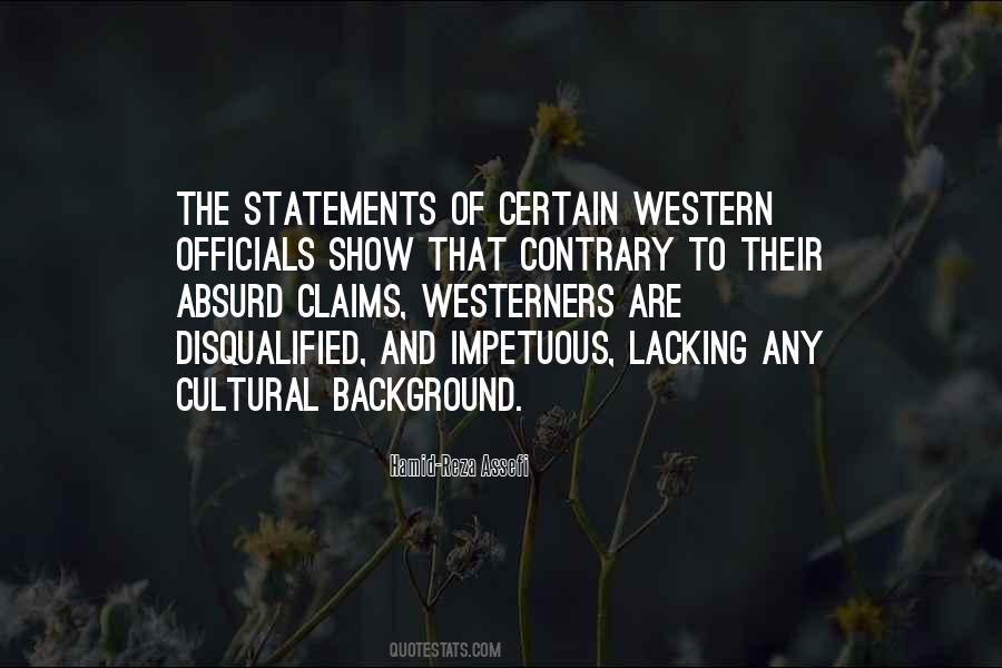 Quotes About Cultural Background #1261597