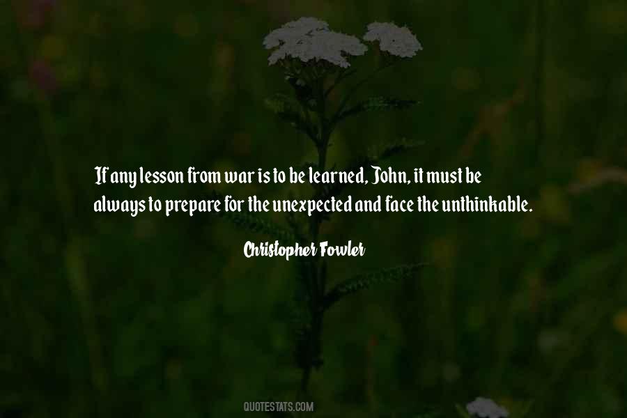 Did The Unthinkable Quotes #26897