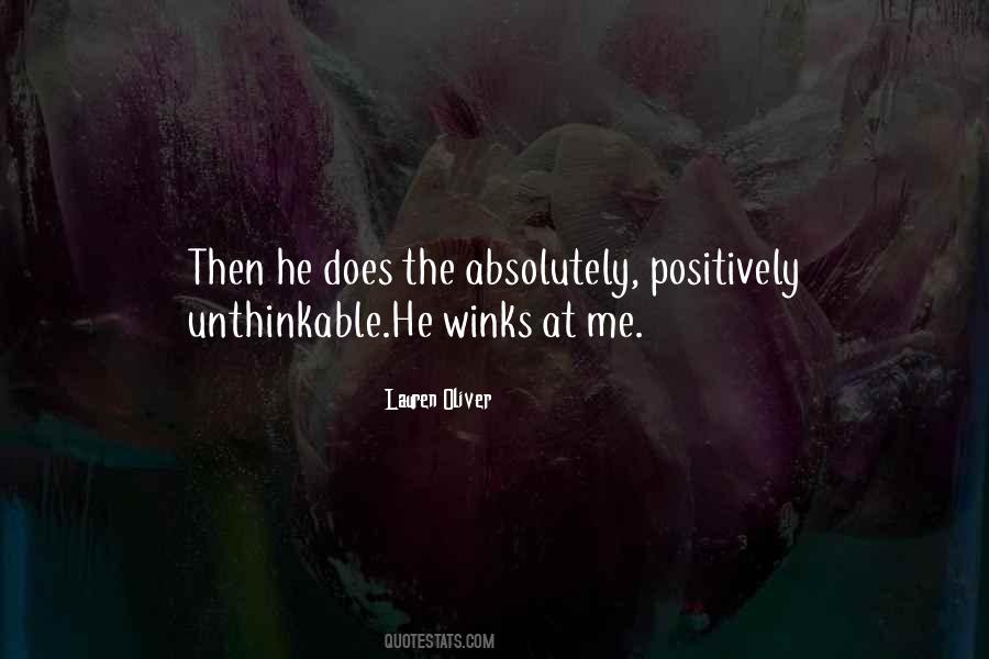 Did The Unthinkable Quotes #62003