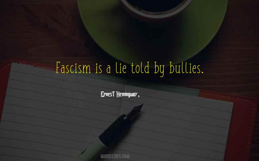 Quotes About Fascism #979109