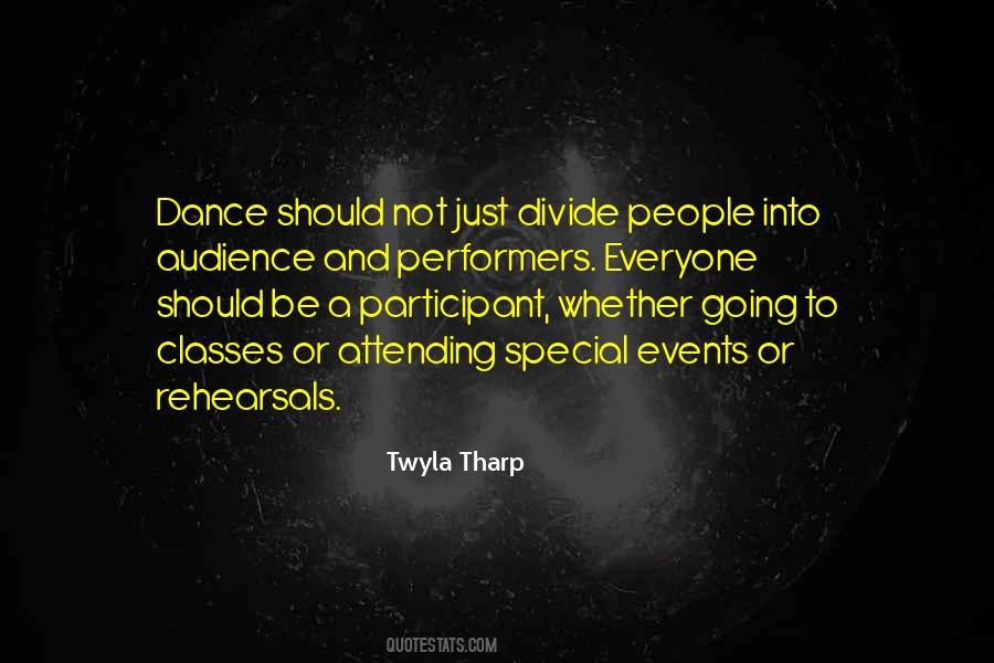 Quotes About Special Events #1459453