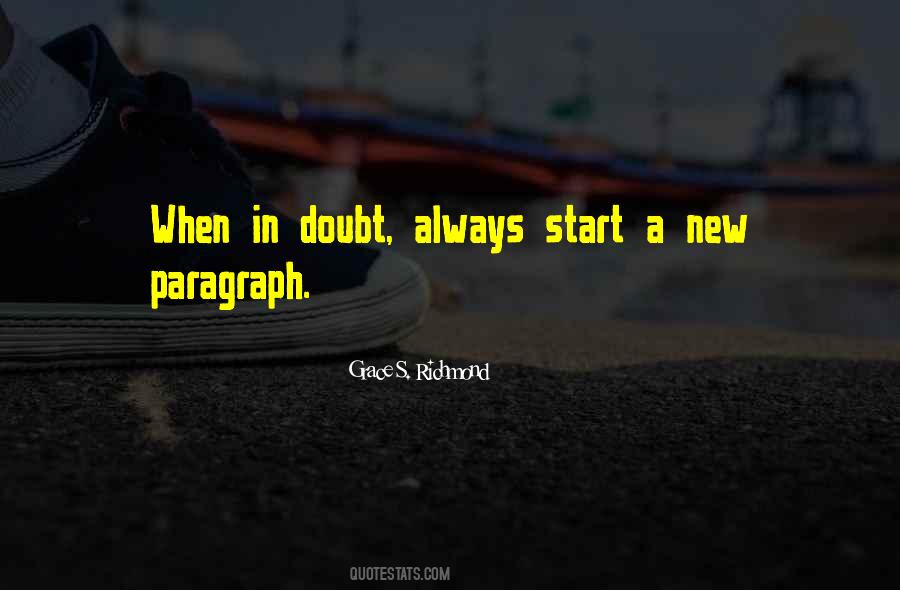 Quotes About When In Doubt #1302219