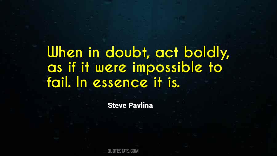 Quotes About When In Doubt #1728301