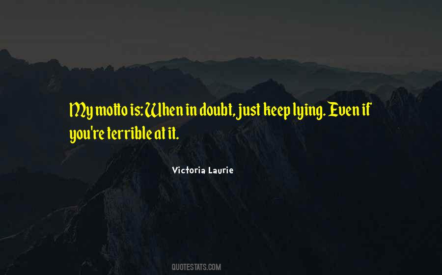 Quotes About When In Doubt #1799461