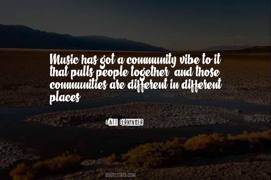 Quotes About Community #1363485