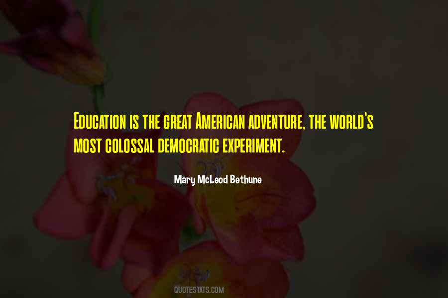 Quotes About The American Experiment #1335765