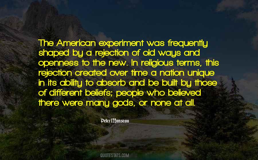 Quotes About The American Experiment #144501