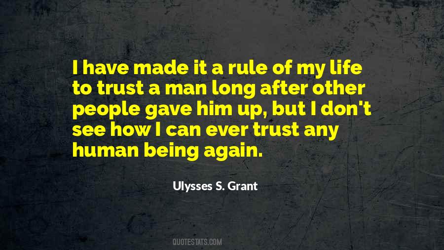 Quotes About How To Trust Again #609504