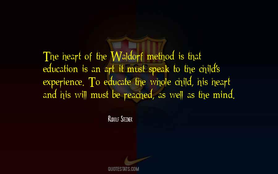 Quotes About Waldorf Education #640600
