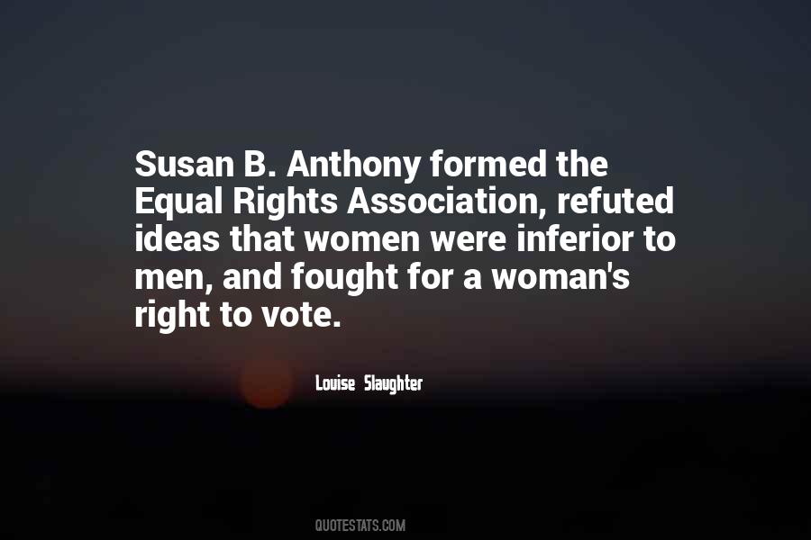 Equal Rights For Women Quotes #1558352