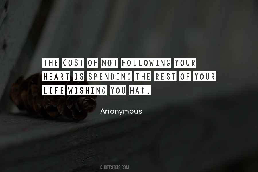 Quotes About Not Following #1651650