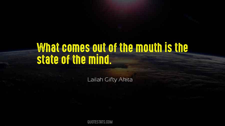 Quotes About The Mouth #1274666