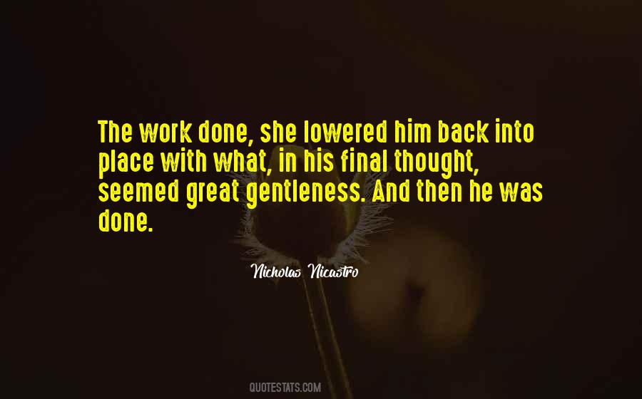 Work Done Quotes #1839870