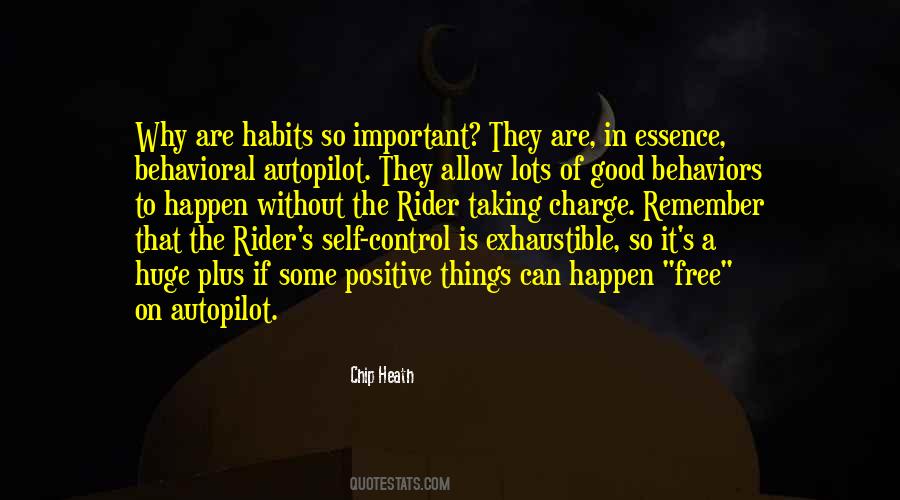 Positive Habits Quotes #1515331
