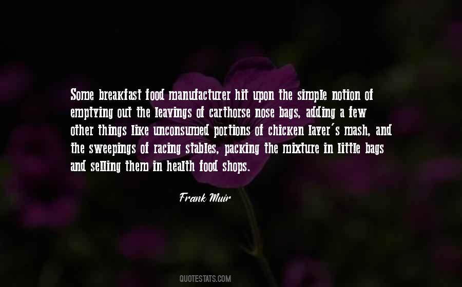 Portions Of Food Quotes #991109