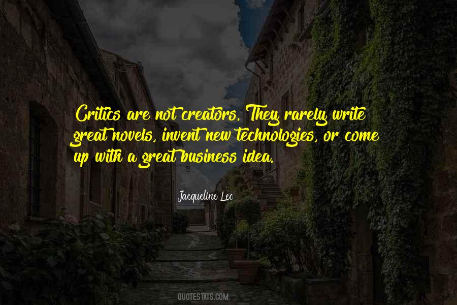 Come Up With A New Idea Quotes #169048
