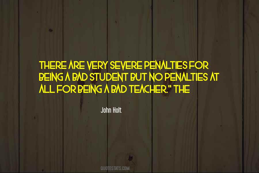 Quotes About A Bad Teacher #118096