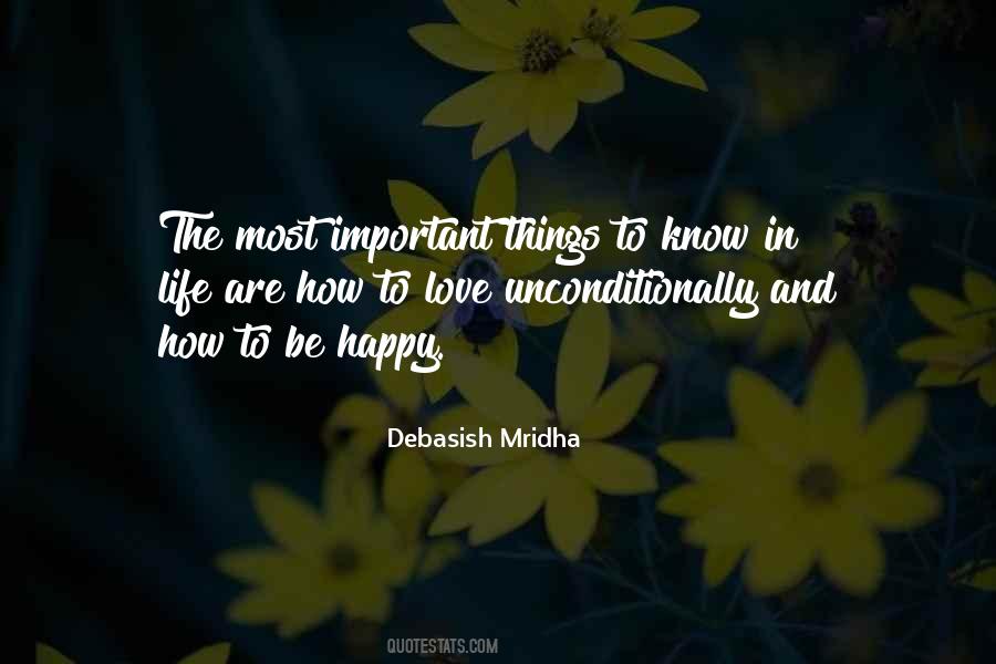Quotes About The Most Important Things In Life #1174001