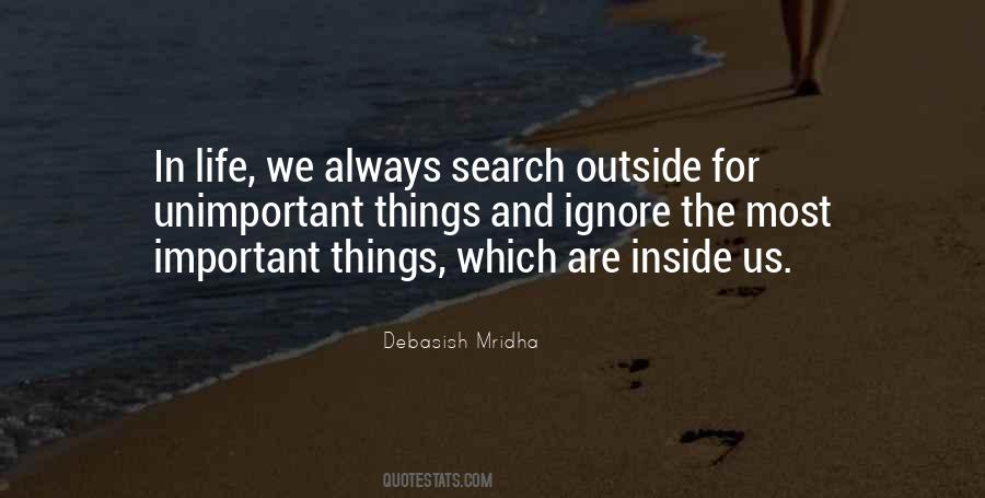 Quotes About The Most Important Things In Life #1698075