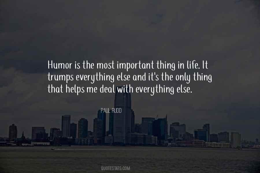 Quotes About The Most Important Things In Life #173991