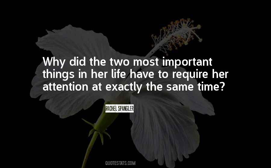 Quotes About The Most Important Things In Life #315589