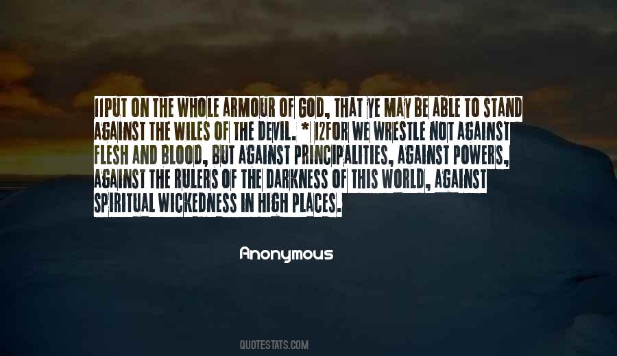 Quotes About The Armour Of God #865767