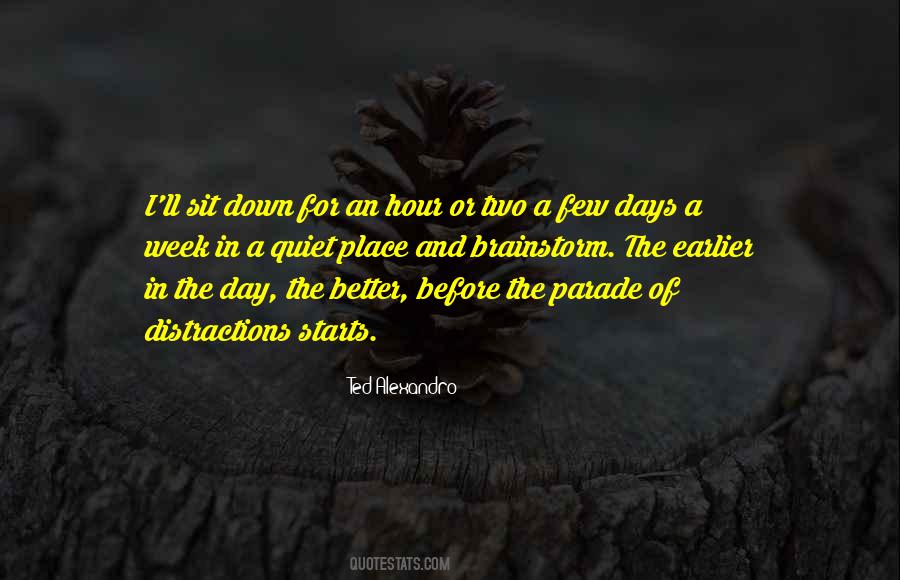 Days In The Week Quotes #1057743
