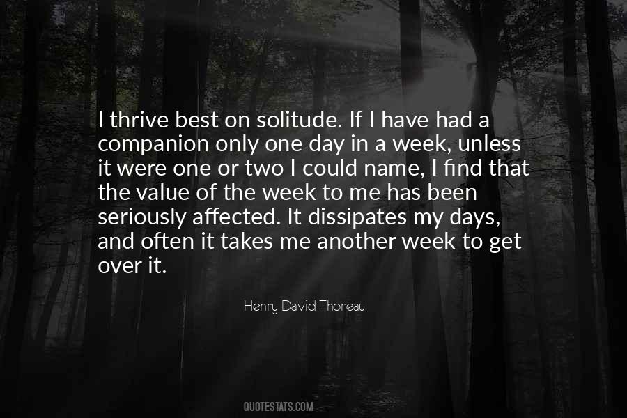 Days In The Week Quotes #1335138