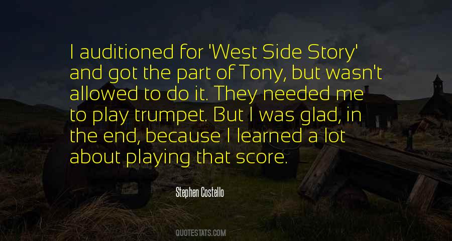 Quotes About The West End #1554664