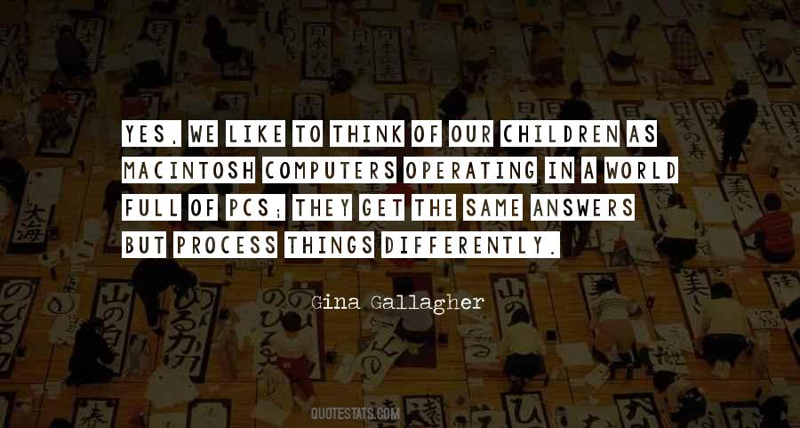 Think Of The Children Quotes #37448