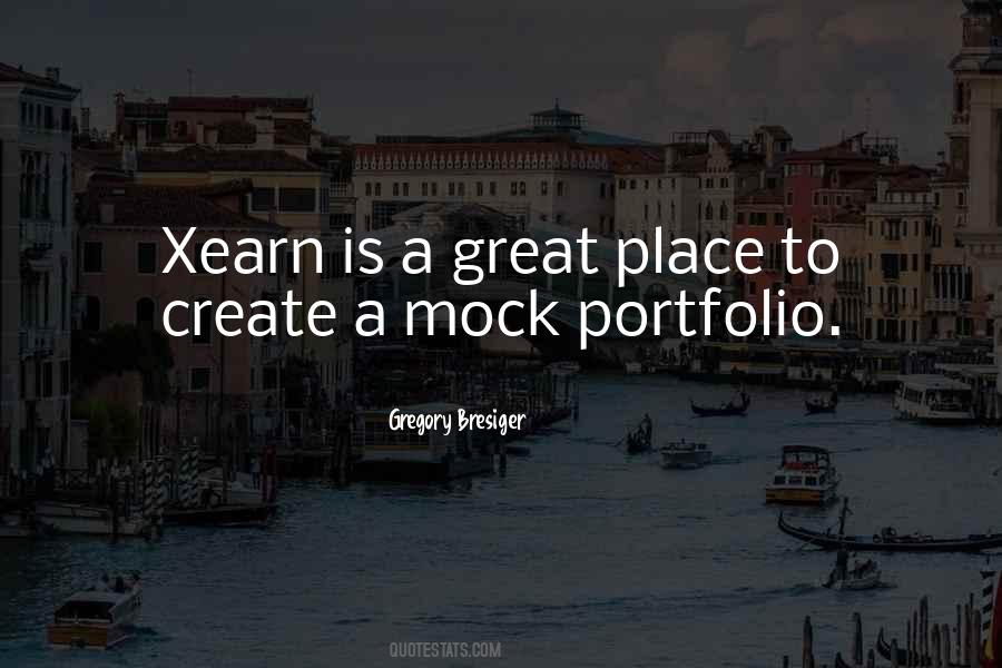 My Portfolio Quotes #386377