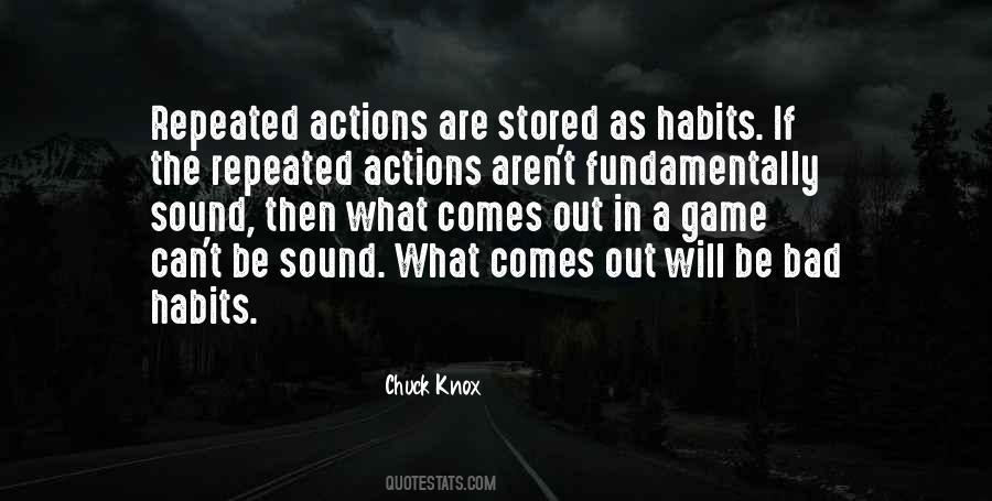 Quotes About Repeated Actions #956466