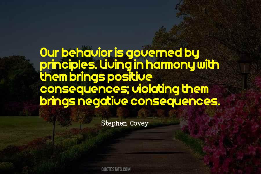 Negative Consequences Quotes #1272183