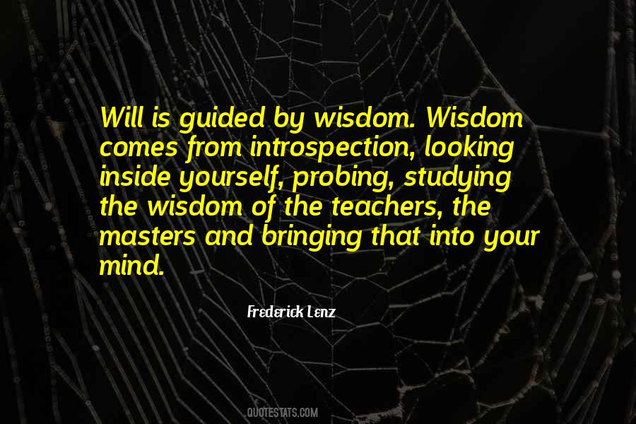 Wisdom Of The Teacher Quotes #419025